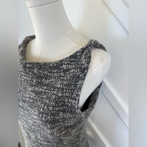M.M. Lafleur "The Lydia" Twist Strap Boucle Tweed Sheath Dress Size 8 - Picture 3 of 13